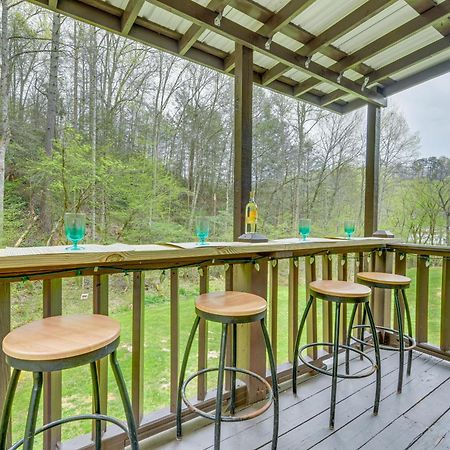Smoky Mountain Cozy Cove Cabin Deck And Fire Pit! Cosby Extérieur photo