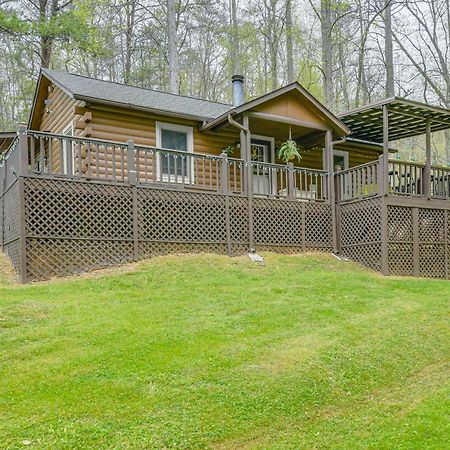 Smoky Mountain Cozy Cove Cabin Deck And Fire Pit! Cosby Extérieur photo