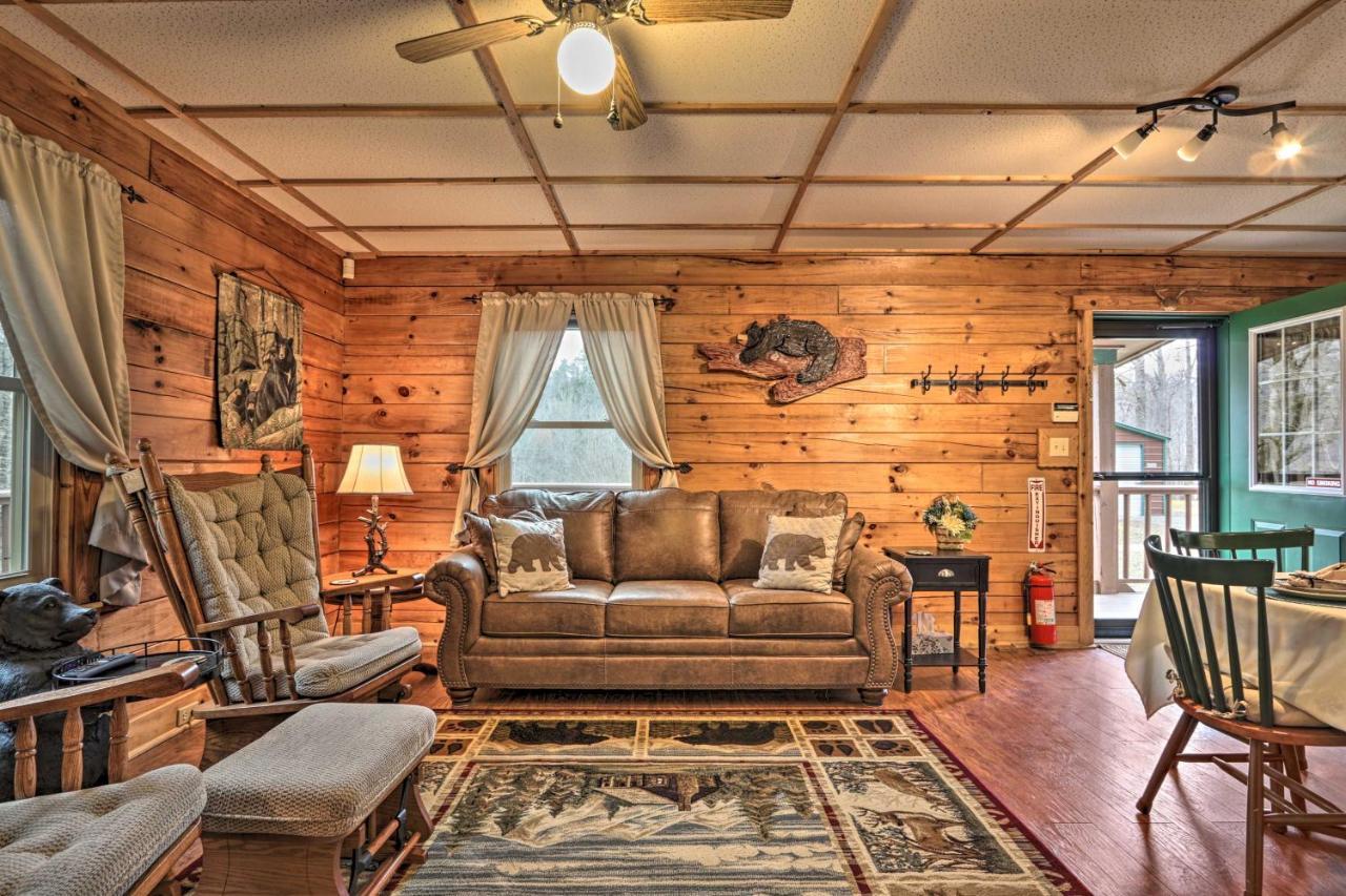 Smoky Mountain Cozy Cove Cabin Deck And Fire Pit! Cosby Extérieur photo