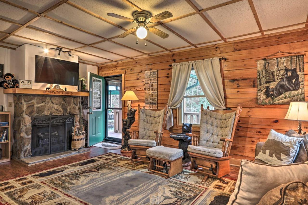 Smoky Mountain Cozy Cove Cabin Deck And Fire Pit! Cosby Extérieur photo